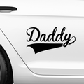 Daddy Aufkleber - Beispielansicht