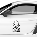 Dick Head Aufkleber - Beispielansicht