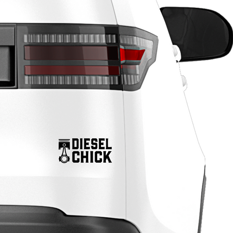 Diesel Chick Aufkleber - Beispielansicht