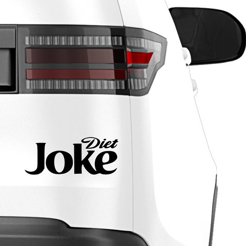 Diet Joke Diet Coke Fakelogo Aufkleber - Beispielansicht