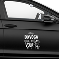 Do Yoga & Enjoy Your Life Aufkleber - Beispielansicht