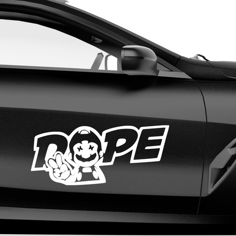 Dope Artwork Crazy Clown Aufkleber - Beispielansicht