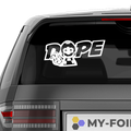 Dope Artwork Crazy Clown Aufkleber - Beispielansicht