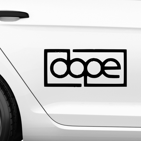 Dope Schrift Nr.5 Aufkleber - Beispielansicht