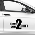 Down to Drift Aufkleber - Beispielansicht