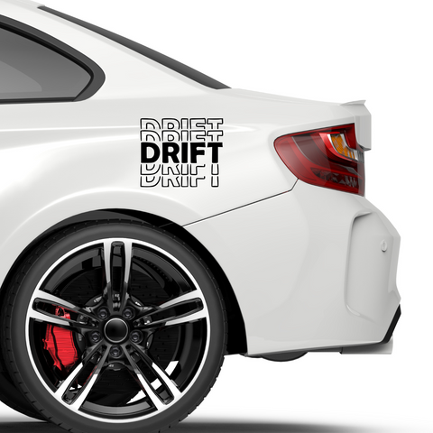 DriftDrift Aufkleber - Beispielansicht