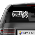 Drift Maschine Aufkleber - Beispielansicht