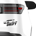 Drift out Car Aufkleber - Beispielansicht