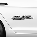 Driftking Auto AUfkleber - Beispielansicht