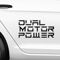 Dual Motor Power Blocksatz Aufkleber - Beispielansicht