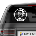 Evil Rick Aufkleber - Beispielansicht