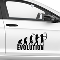 Evolution Compoundbogenschütze Aufkleber - Beispielansicht