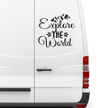 Explore the world Aufkleber - Beispielansicht