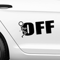 FK Off Aufkleber - Beispielansicht