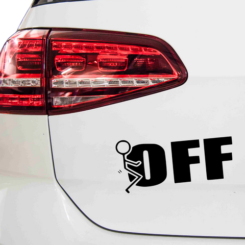 FK Off Aufkleber - Beispielansicht