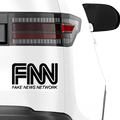 FNN CNN Fakelogo Aufkleber - Beispielansicht