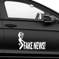 Fake news Trump Aufkleber - Beispielansicht