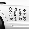 Familie Aufkleber - Beispielansicht