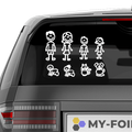 Familie Aufkleber - Beispielansicht