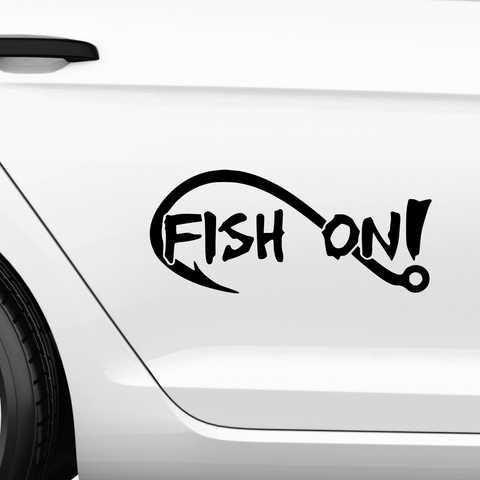 Fish on Aufkleber - Beispielansicht