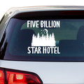 Five Billion Star Hotel Aufkleber - Beispielansicht