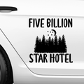 Five Billion Star Hotel Aufkleber - Beispielansicht