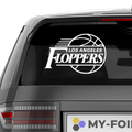Floppers Lakers Fakelogo Aufkleber - Beispielansicht