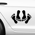 Fussabdrücke Aufkleber 1.5 - Beispielansicht