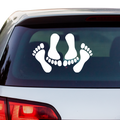 Fussabdrücke Aufkleber 1.5 - Beispielansicht