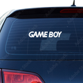 GAMEBOY Schriftzug Aufkleber - Beispielansicht