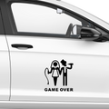 Game Over Aufkleber 1 - Beispielansicht