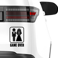 Game Over Aufkleber 3 - Beispielansicht