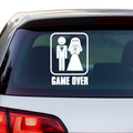 Game Over Aufkleber 3 - Beispielansicht