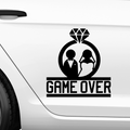 Game Over Aufkleber 5 - Beispielansicht