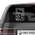 Gameboy Aufkleber Minimal - Beispielansicht