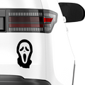Ghostface Aufkleber - Beispielansicht