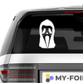 Ghostface Horror Aufkleber - Beispielansicht