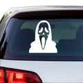Ghostface Kapuzenmaske Aufkleber - Beispielansicht
