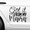 Got it from my mama Aufkleber - Beispielansicht