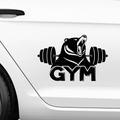 Gym Bär Aufkleber - Beispielansicht