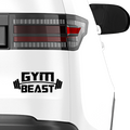 Gym Beast Aufkleber - Beispielansicht