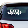 Gym Beast Aufkleber - Beispielansicht