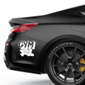 Gym Freak Aufkleber - Beispielansicht