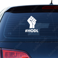#HODL Aufkleber - Beispielansicht