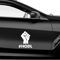 #HODL Aufkleber - Beispielansicht