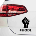 HODL Aufkleber - Beispielansicht