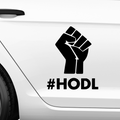 HODL Aufkleber - Beispielansicht