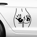 Hands on Ass Aufkleber - Beispielansicht