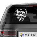 Happy Fathers day Aufkleber Nr 3 - Beispielansicht