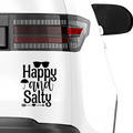 Happy and salty Aufkleber - Beispielansicht